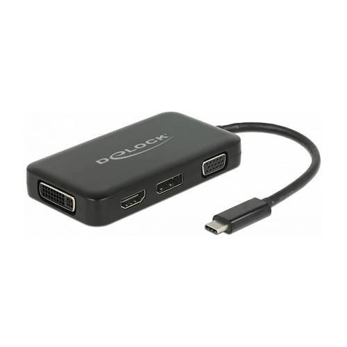 DeLOCK - externer Videoadapter - Schwarz