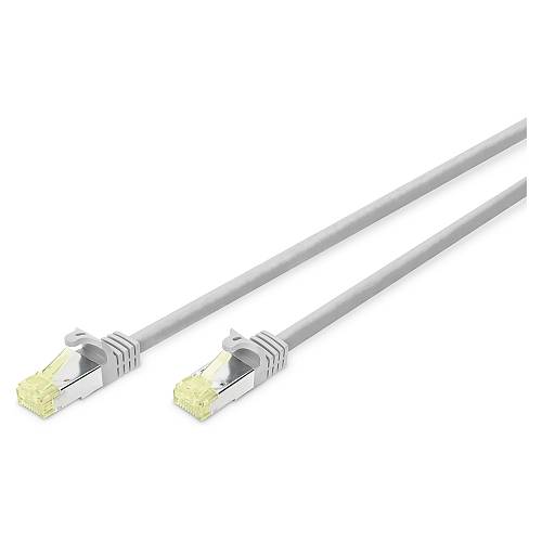 Patchkabel CAT 6A S/FTP Patchkabel Digitus Component Level AWG 26 Länge 2m Grau