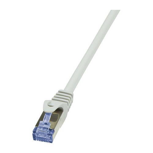 Patchkabel Cat6a S/FTP PiMF LZSH halogenfrei Grey 2m LogiLink PrimeLine