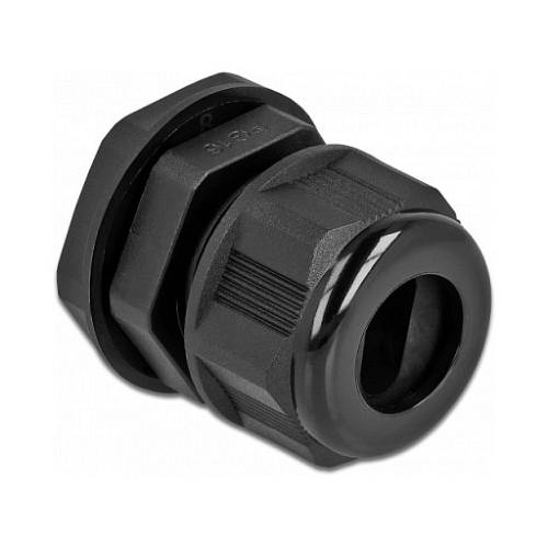 Delock Kabelverschraubung PG16 für Flachkabel schwarz 2 Stück