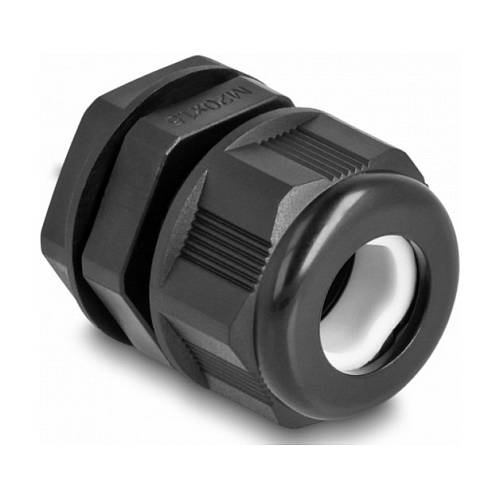 Delock EX-Kabelverschraubung M20 schwarz 2 Stück