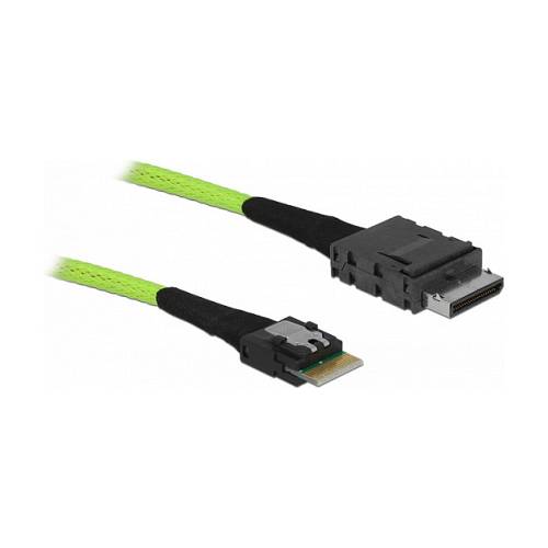 Delock Kabel OCuLink PCIe SFF-8611 zu Slim SAS SFF-8654 1 m