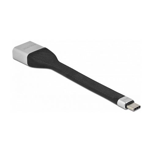 Delock FPC Flachbandkabel USB Type-C™ zu DisplayPort (DP Alt Mode) 4K 60 Hz 14 cm