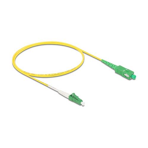 Delock Kabel Lichtwellenleiter LC-APC zu SC-APC Simplex Singlemode OS2 1 m