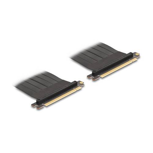 Delock Riser Karte PCI Express 3.0 x16 Stecker zu x16 Stecker mit Kabel 20 cm