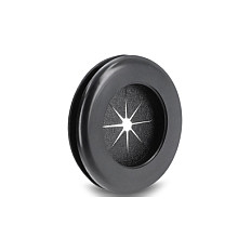 Delock Gummi Kabeldurchführung rund Ø 32 mm schwarz