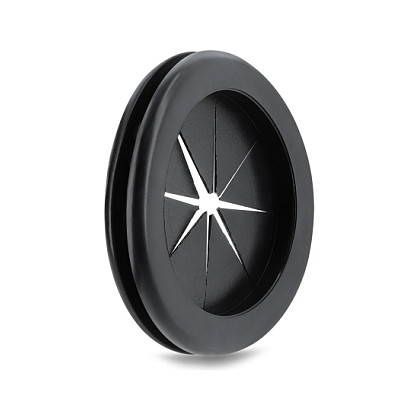 Delock Gummi Kabeldurchführung rund Ø 80 mm schwarz