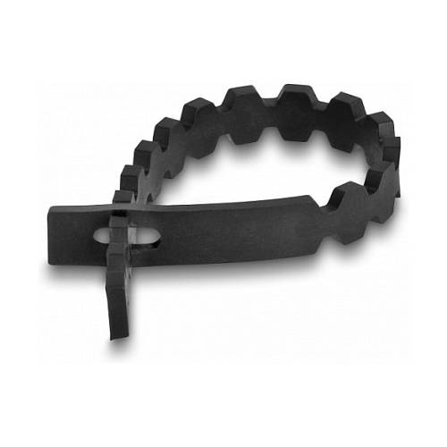 Delock Kabelbinder flexibel wiederverwendbar 20 Stück schwarz / weiß