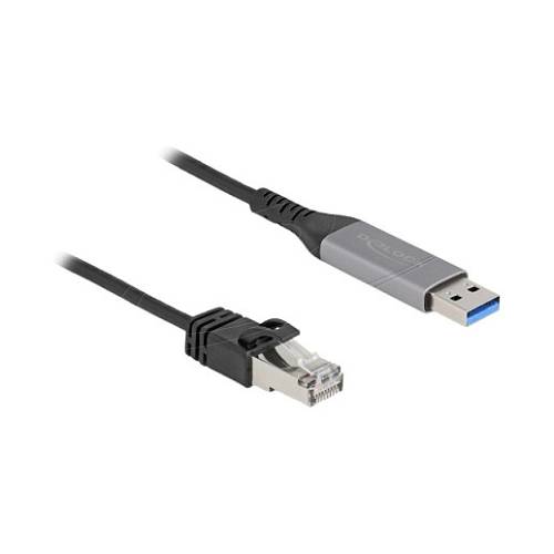 Delock USB LAN Kabel USB Typ-A zu RJ45 Gigabit Ethernet 2 m