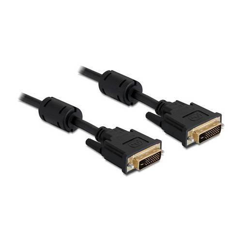 Delock Kabel DVI 24+5 Stecker > DVI 24+5 Stecker 3 m schwarz