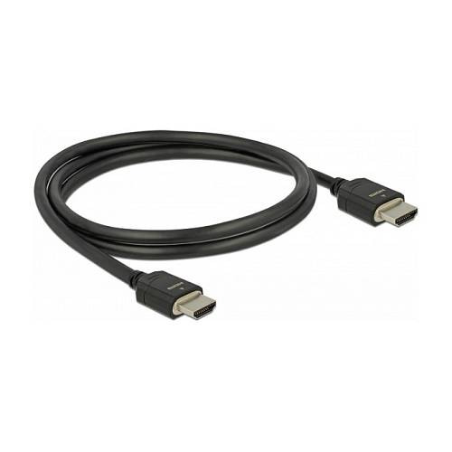 Delock Ultra High Speed HDMI Kabel 48 Gbps 8K 60 Hz schwarz 1 m zertifiziert