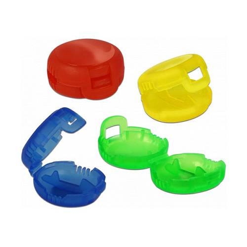 Delock Kabelmarker Clip Set 4 Stück