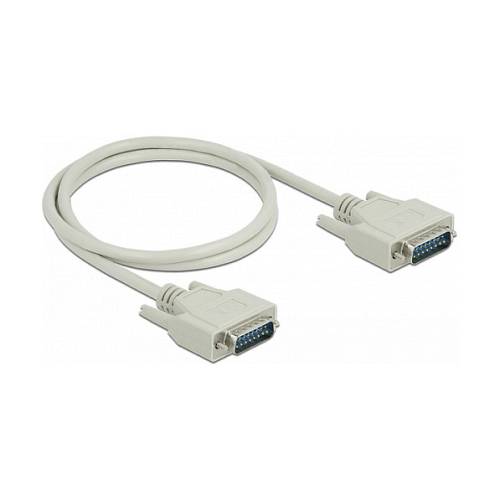 Delock Serielles Kabel D-Sub15 Stecker zu Stecker 1 m