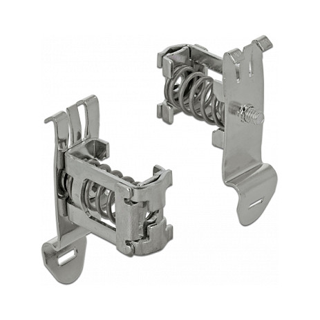 Delock Schirmklemme für Hutschiene - Kabeldurchmesser 3 - 8 mm