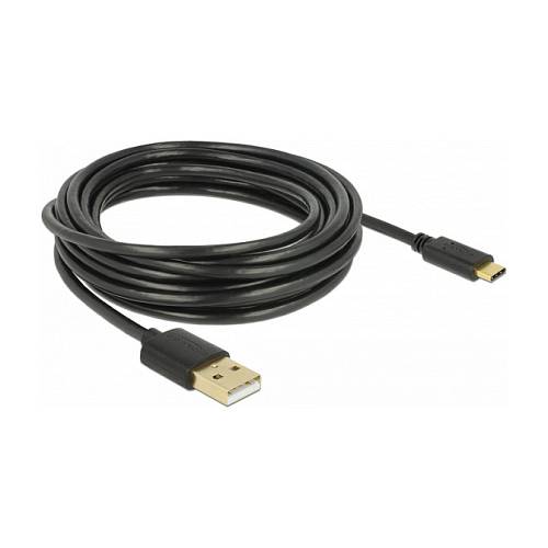Delock USB 2.0 Kabel Typ-A zu Type-C 4 m