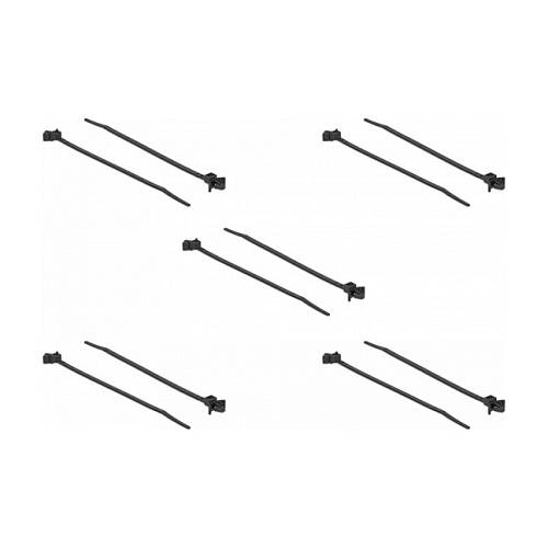 Delock Kabelbinder mit Spreizanker L 160 x B 4 mm schwarz 10 Stück