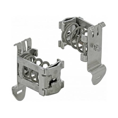 Delock Schirmklemme für Hutschiene - Kabeldurchmesser 4 - 13.5 mm