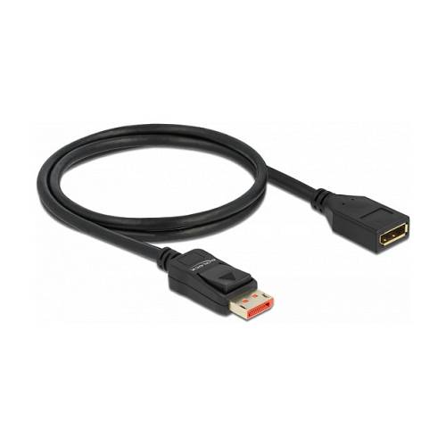 Delock DisplayPort Verlängerungskabel 8K 60 Hz 1 m