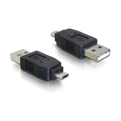 Delock Adapter USB 2.0 Typ Micro-B Stecker zu USB 2.0 Typ-A Stecker