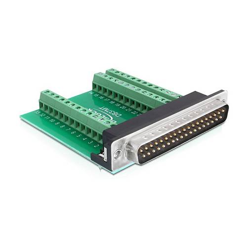Delock Terminalblock > D-Sub 37 Pin Stecker