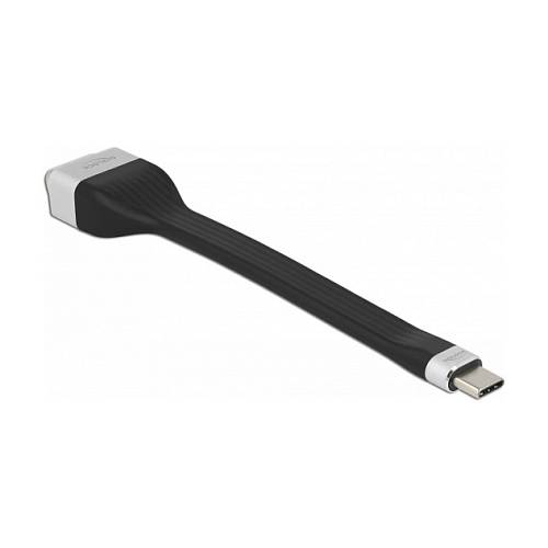 Delock FPC Flachbandkabel USB Type-C™ zu VGA (DP Alt Mode) 13 cm