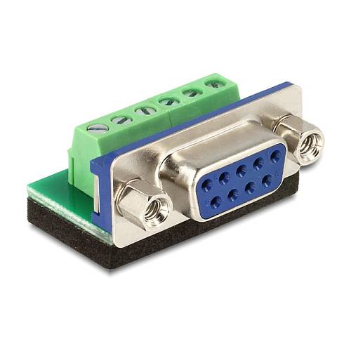 Delock Terminalblock > D-Sub 9 Pin Buchse