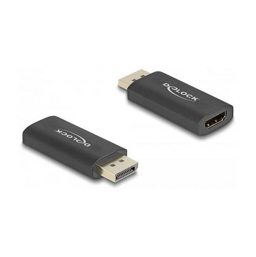 Delock Aktiver DisplayPort 1.4 zu HDMI Adapter 8K mit HDR Funktion