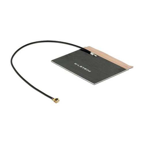 Delock LTE Antenne I-PEX Inc.. MHF® I Stecker 2.0 - 3.5 dBi 1.13 15 cm PCB intern Klebemontage