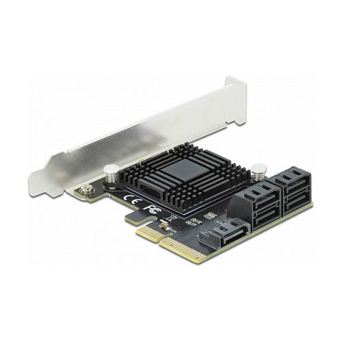 5 Port SATA PCI Express x4 Karte - Low Profile Formfaktor
