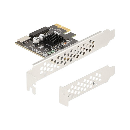 PCI Express x1 Karte zu 1 x intern USB 5 Gbps Typ-E Key A und 1 x 19 Pin Pfostenstecker - Low Profile Formfaktor