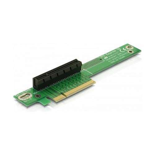 Riser Karte PCI Express x8 > x8 90° links gewinkelt