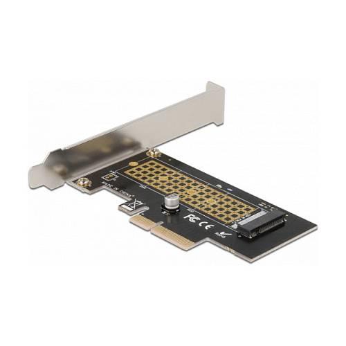 PCI Express x4 Karte zu 1 x intern NVMe M.2 Key M 80 mm - Low Profile Formfaktor