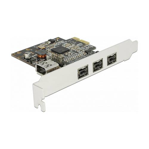 PCI Express x1 Karte > 3 x extern FireWire B + 1 x intern FireWire A