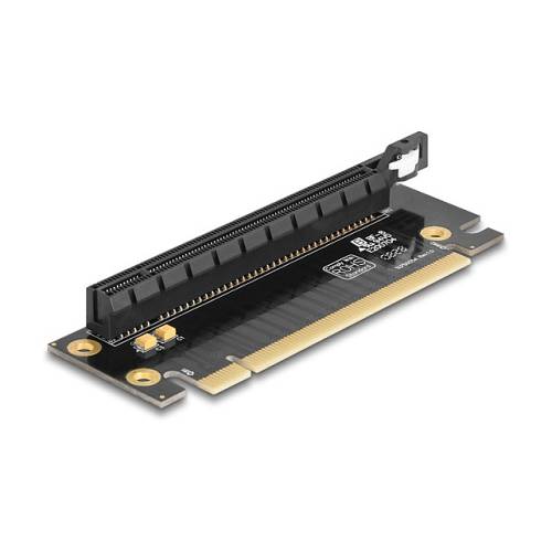 Riser Karte PCI Express 3.0 x16 Stecker zu x16 Slot 90° links gewinkelt - Slothöhe 35 mm