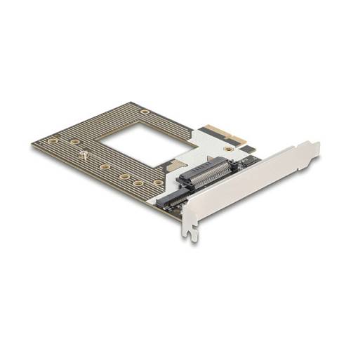 PCI Express 4.0 x4 Karte zu 1 x NVMe M.2 Key M 110 mm oder U.2 Slot