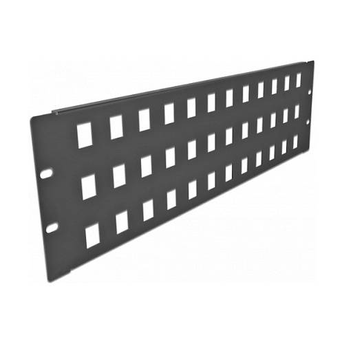 Delock 19? Keystone Patchpanel 48 Port 3 HE schwarz