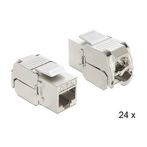 Keystone Modul RJ45 Buchse > LSA Cat.6A STP 24 Stück