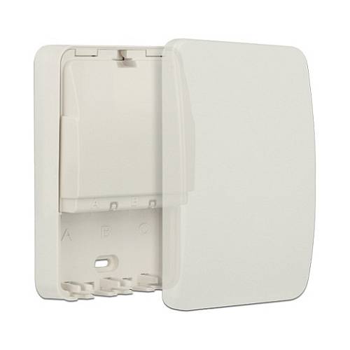 Keystone Leergehäuse 3 Port geschlossen