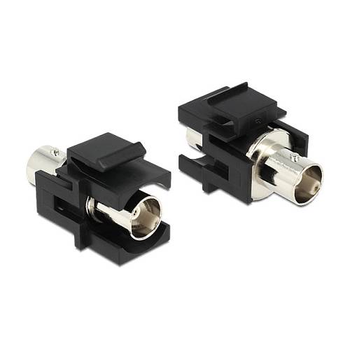 Keystone Modul BNC Buchse > BNC Buchse schwarz