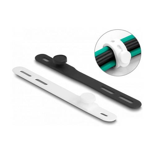 Softbinder flexibel wiederverwendbar Set 10 Stück schwarz / weiß