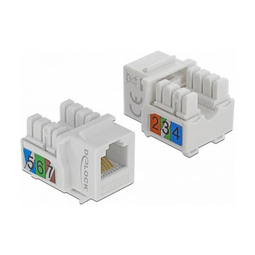 Keystone Modul RJ12 Buchse > LSA Cat.3 UTP weiß