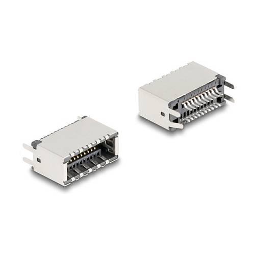 USB Typ-E Key A 20 Pin Buchse vertikal zur SMT Lötmontage