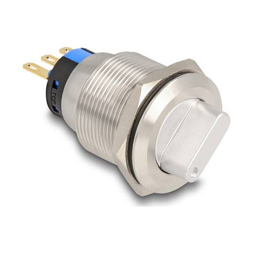 Drehschalter zum Einbau 22 mm 3 x Lötanschluss