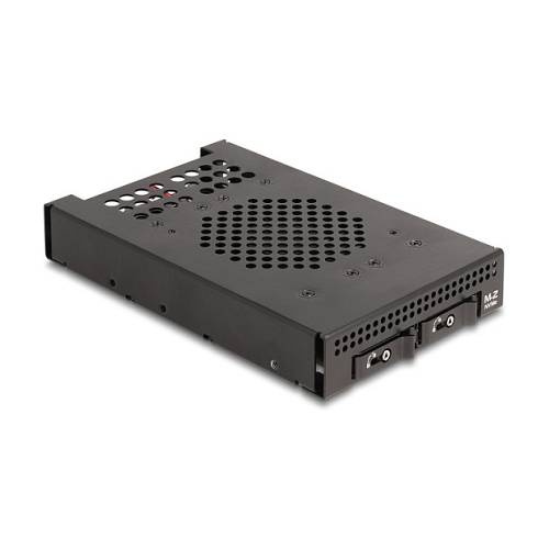 3.5? Wechselrahmen für 2 x M.2 NVMe SSD mit OcuLink SFF-8612 Anschluss