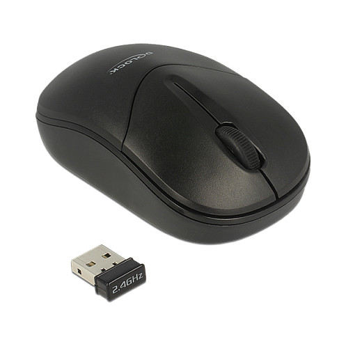 Optische 3-Tasten Mini Maus 2.4 GHz kabellos