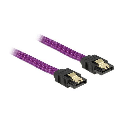 SATA 6 Gb/s Kabel 20 cm violett
