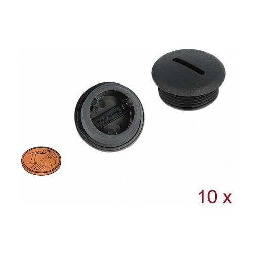 Verschlussstopfen M25 x 1.5 schwarz 10 Stück