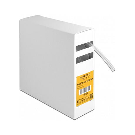 Schrumpfschlauch Box. Schrumpfungsrate 2:1. 10 m x 4.8 mm transparent