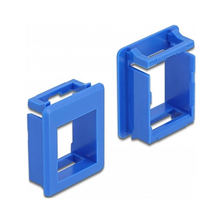 Keystone Halterung für Gehäuse 4 Stück blau