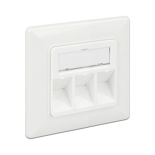 Keystone Anschlussdose 3 Port kompakt